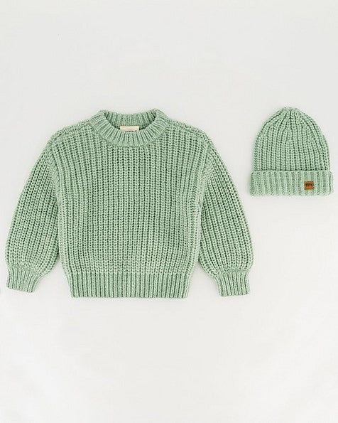 Aqua Knit Pullover Set