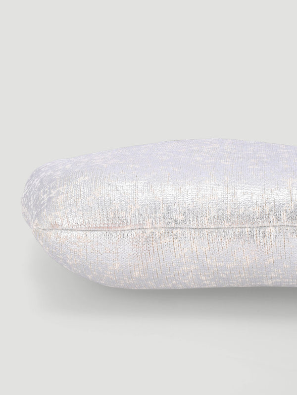 Silver Crown Shaped Cushion