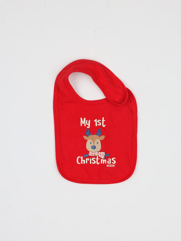 Baby First Christmas Bib