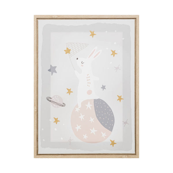 Bunny Moon Frame - Grey