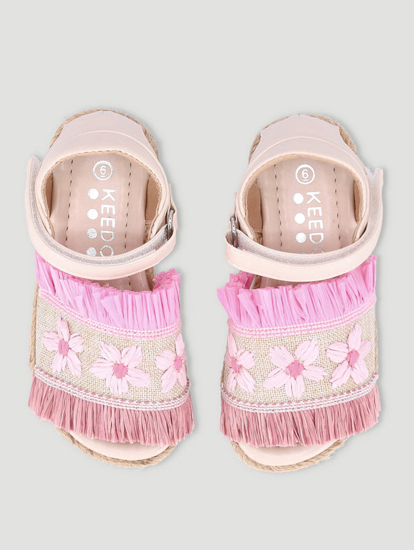 Girls Straw Sandal