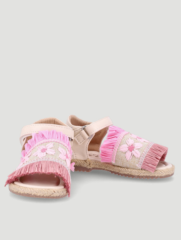 Girls Straw Sandal