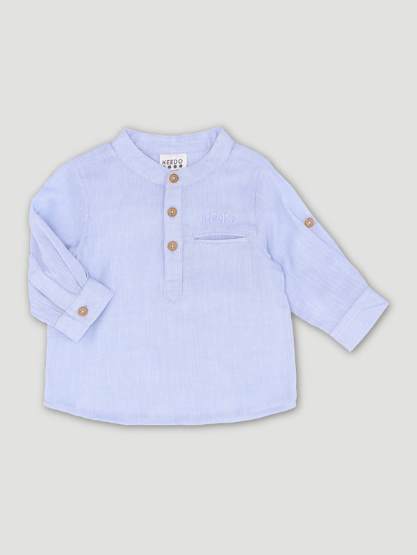 Baby Boys Premium Embroidered Shirt