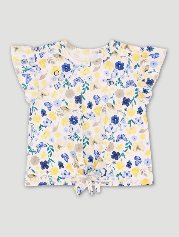 Girls Printed Florescence Fashion Tee