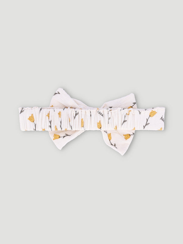 All Over Print Cream Single Headband