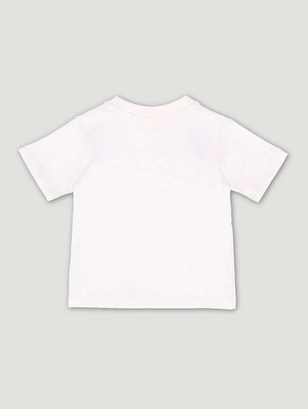 Baby Girls Blooms Tee with Crochet Flowers
