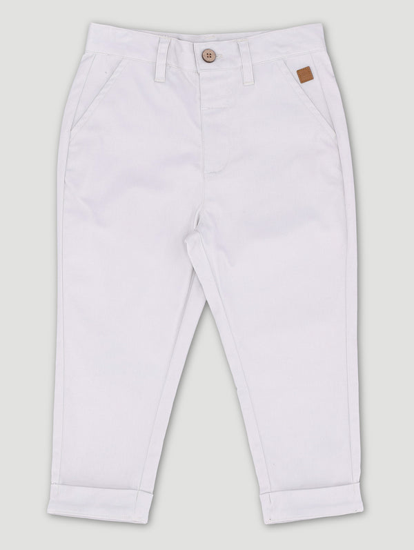 Boys Grey Chino Pant