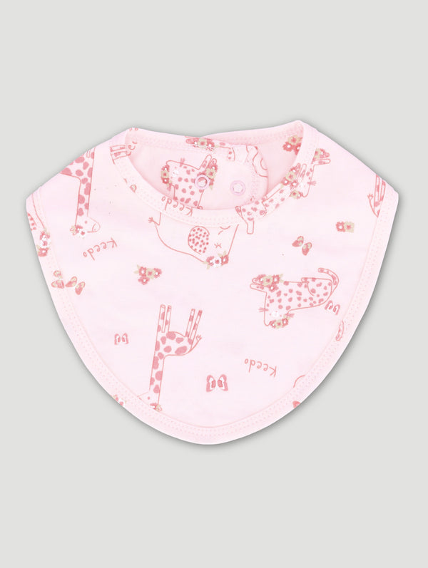 Pink Kitty Single Bib