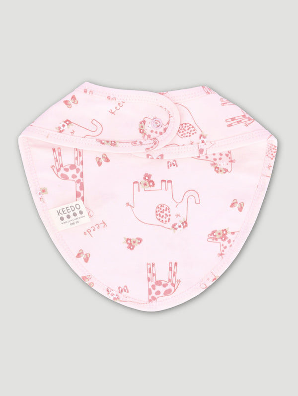 Pink Kitty Single Bib