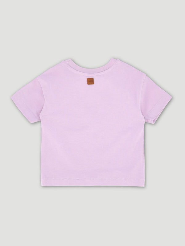 Baby Girls Butterfly Short Sleeve Fashion Tee