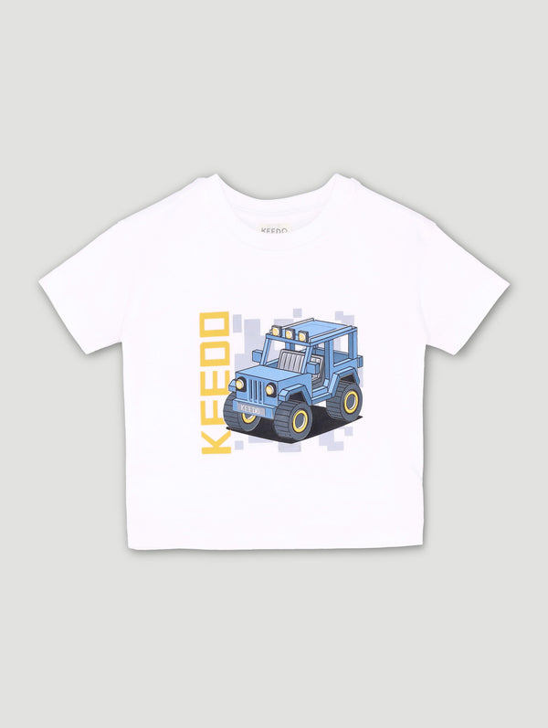 Baby Boy Cars Short Sleeve Fashion Tee