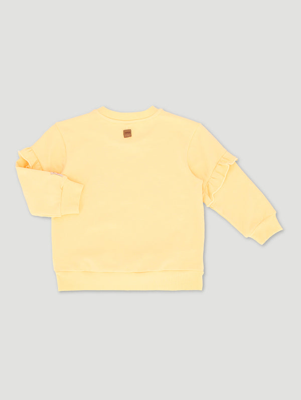 Girls Embroidered Fleece Top