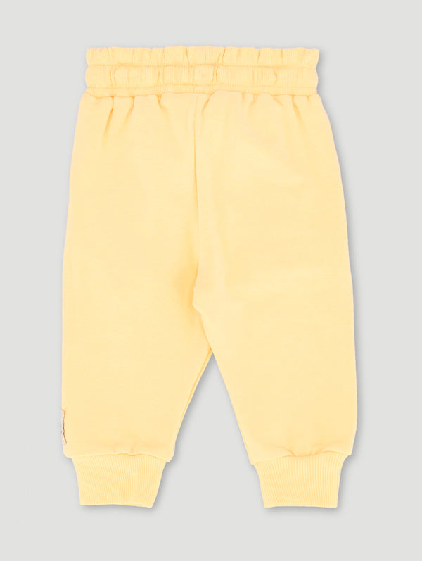 Baby Girls Embroidered Paperbag Jogger