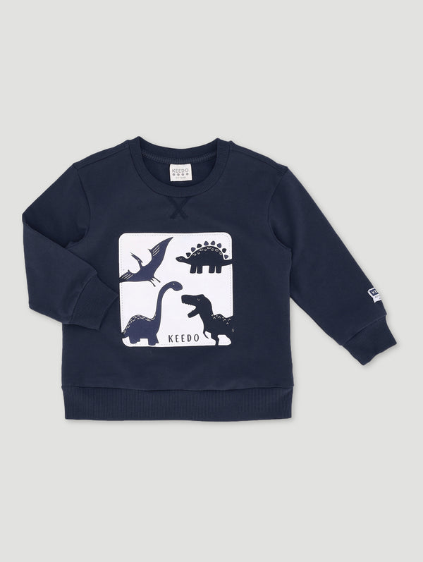 Boys Dino Fleece Top