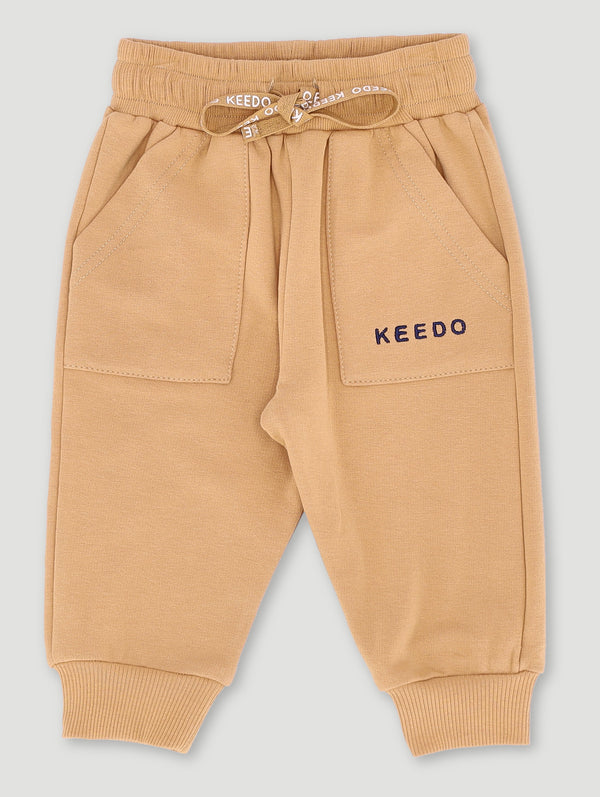 Baby Boys Embroidered Fleece Jogger