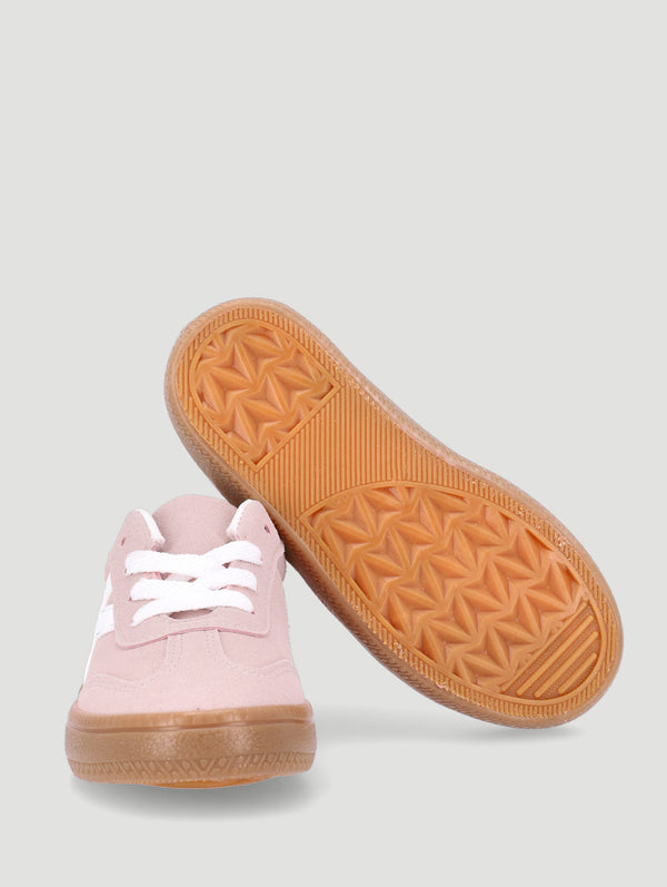Girls Suede Skate Sneaker - Blush