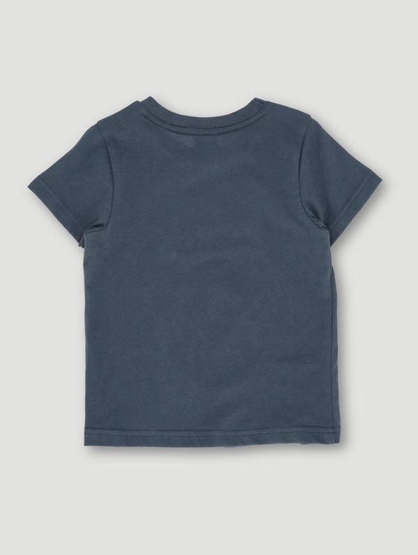 Boys Short Sleeve Mickey Graffiti Tee - Charcoal