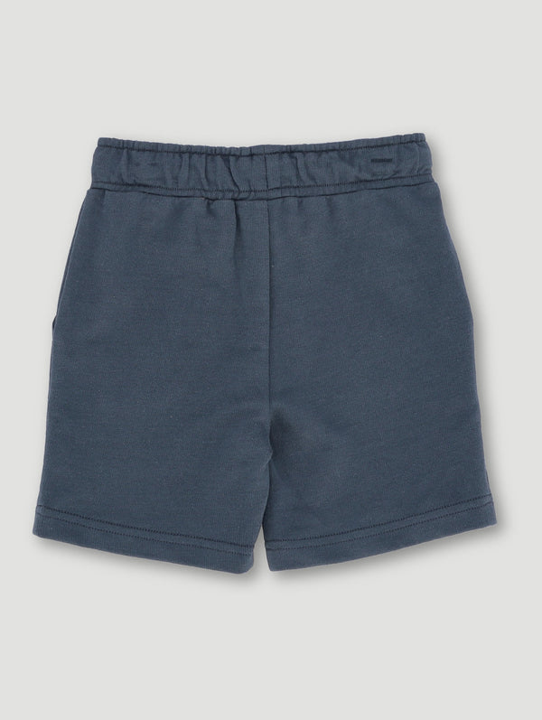 Boys Mickey Graffiti Fleece Short - Charcoal
