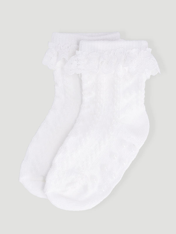 Baby Girls Anglaise Premium Socks