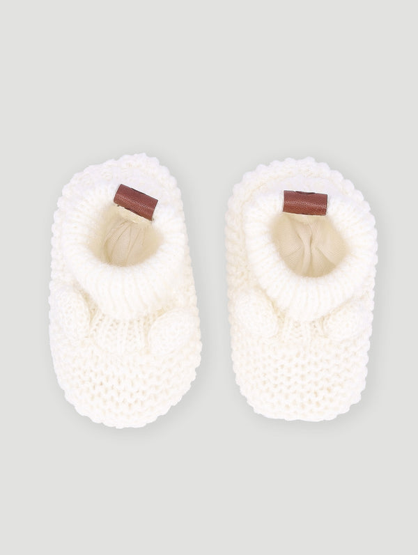 Keedo Unisex Knitted Baby Booties