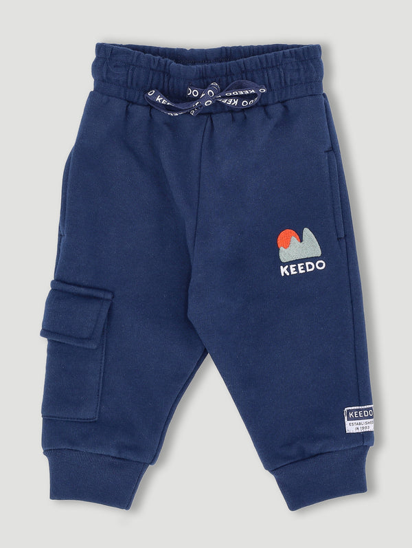 Baby Boys Fleece Jogger With Applique