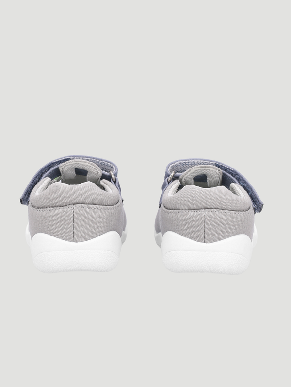 Boys Strap Sneaker - Grey