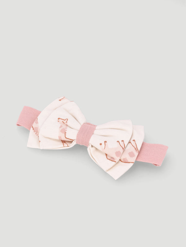 Baby Girl Giraffe Headband - Cream