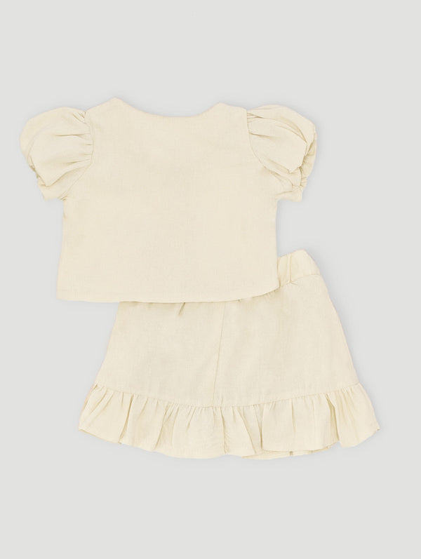 Baby Girls Top & Skirt Set - Multi