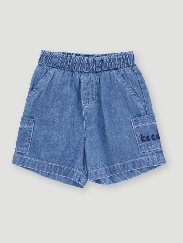 Baby Boys Denim Short - Denim