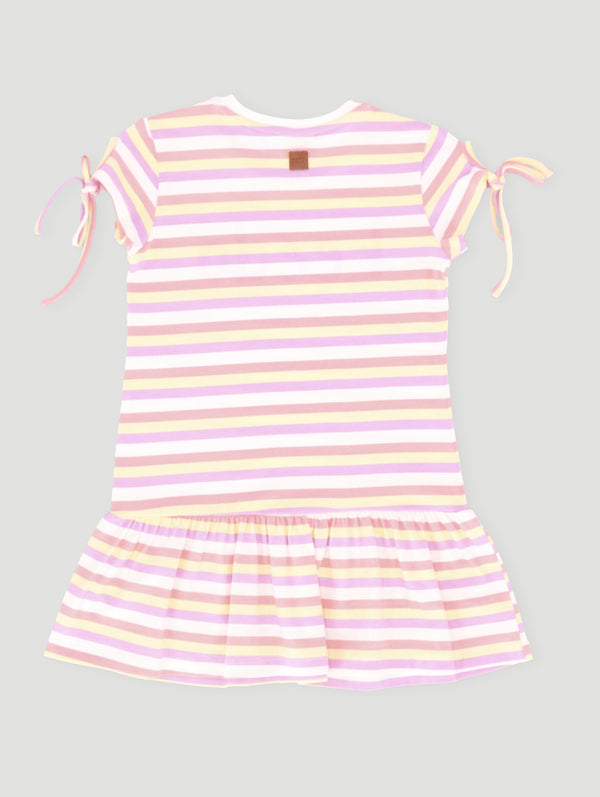 Girls Stripe Core Dress - Multi