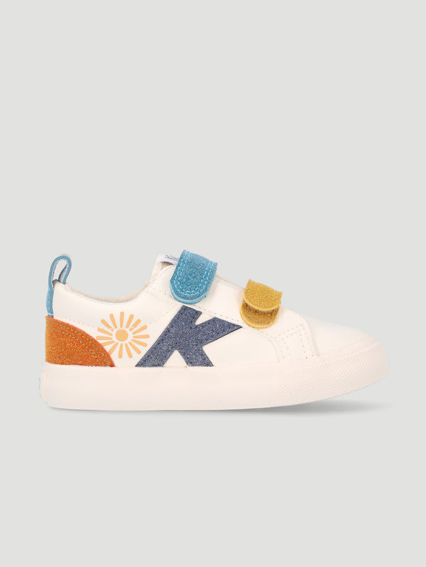 Boys Velcro Skate Sneaker - Multi