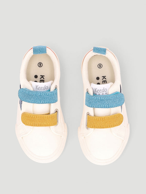Boys Velcro Skate Sneaker - Multi