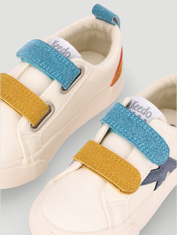 Boys Velcro Skate Sneaker - Multi