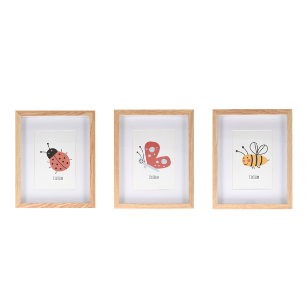 3 Pack Framed Noonoo Pictures