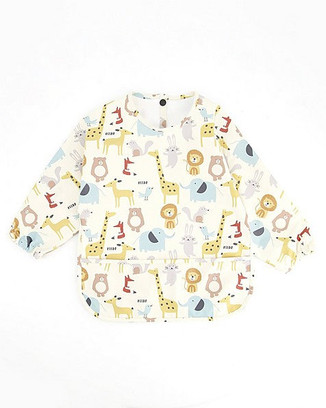 Animal Long Sleeve Feeding Bib