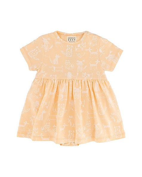 Apricot Pets Peplum Grow