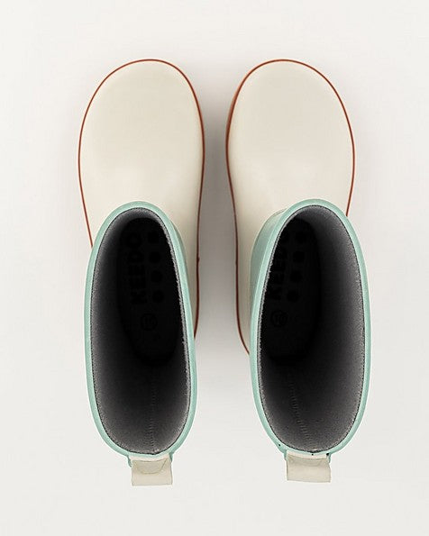 Aqua Colourblock Rainboots
