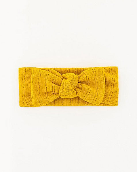 Apricot Pointelle Headband