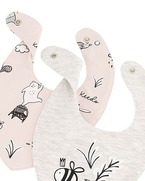 Zoo Party 2-Pack Bib