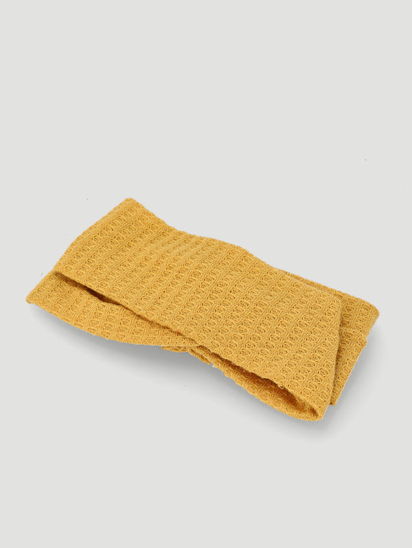 Waffle Infinity Headband - Yellow