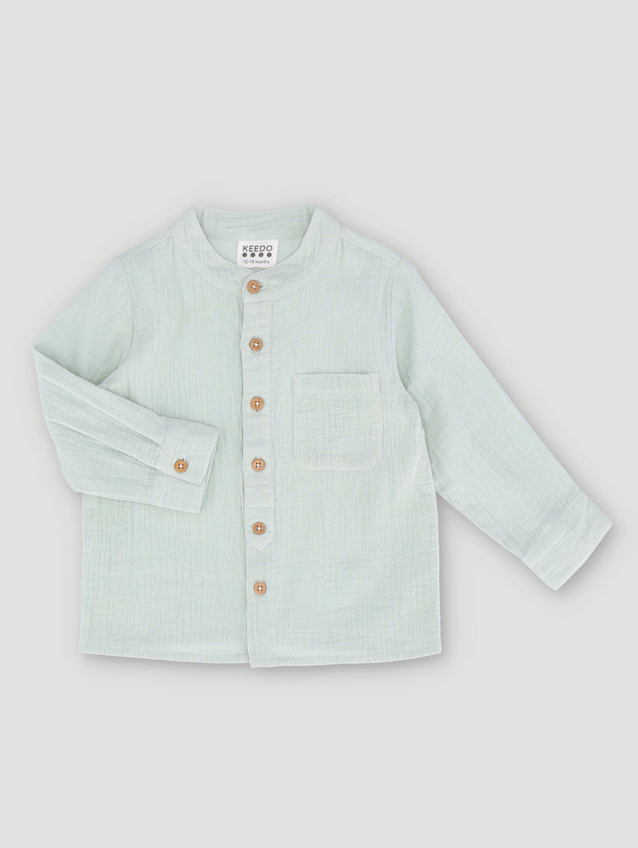 Baby Boys Seafoam Shirt – Keedo