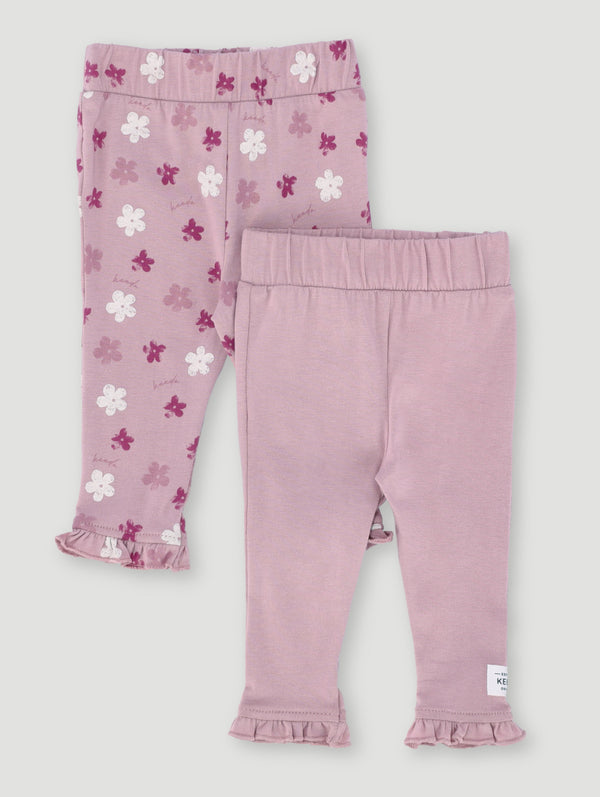 Baby Girls Printed 2 Pack Legging