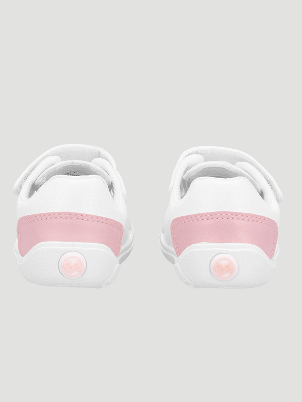 Girls Strap Sneaker - White