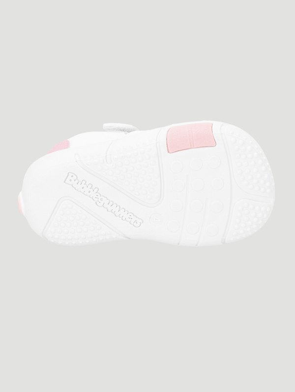 Girls Strap Sneaker - White