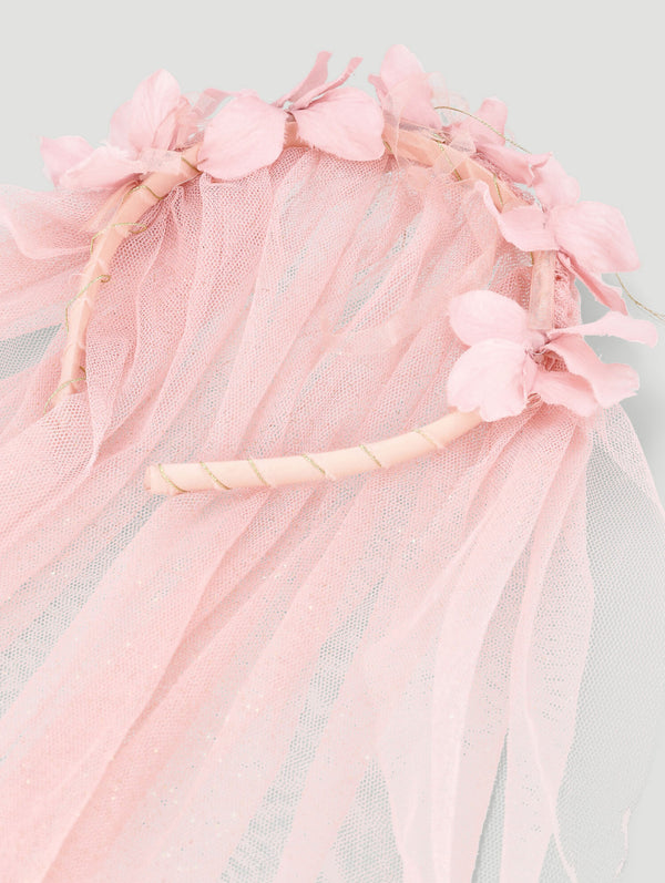 Erin Veil Aliceband - Light Pink