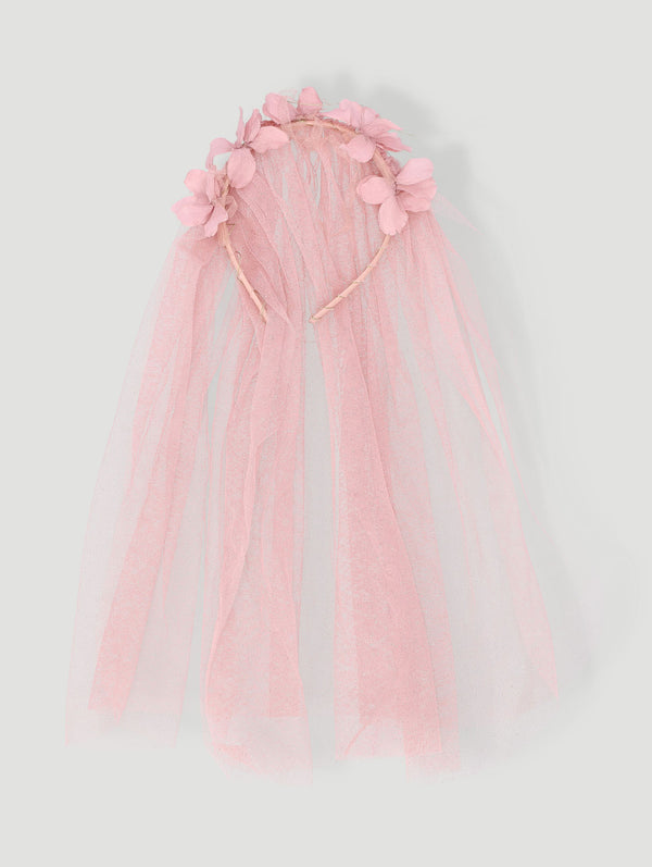 Erin Veil Aliceband - Light Pink