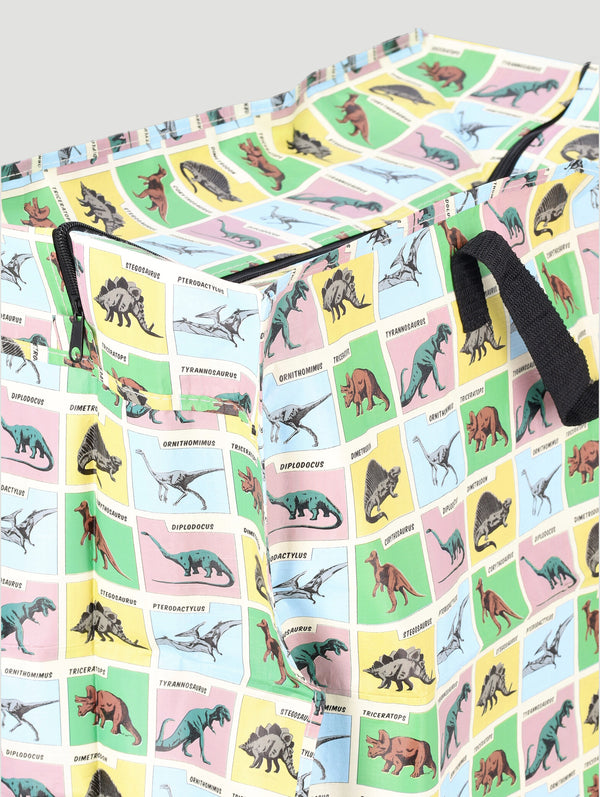 Prehistoric Land Jumbo Shopper - Cream