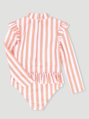 Girls Stripe Swimsuit