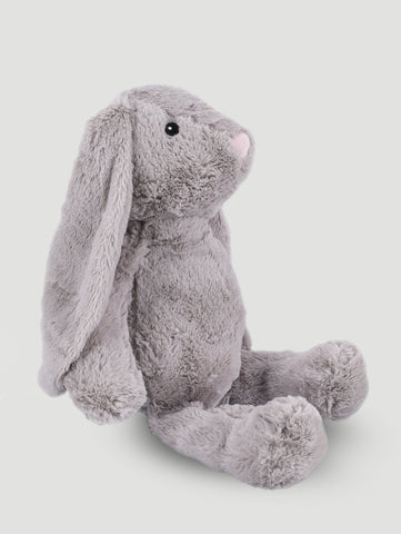 Large Soft Bunny Teddy - Grey