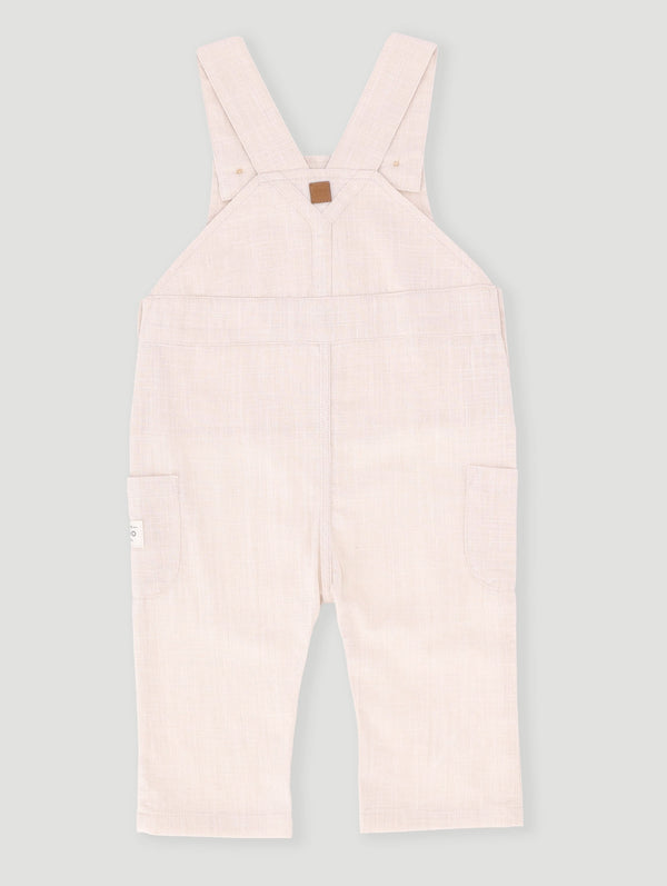 Baby Boys Linen Romper - Stone